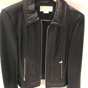 Michael Kors Black Leather Jacket